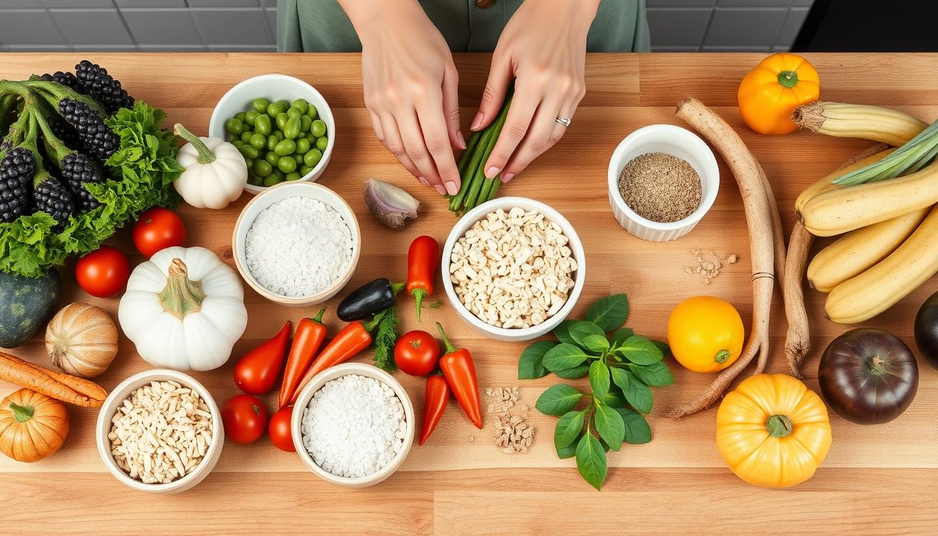 Fresh ingredients and home cooking inspiration